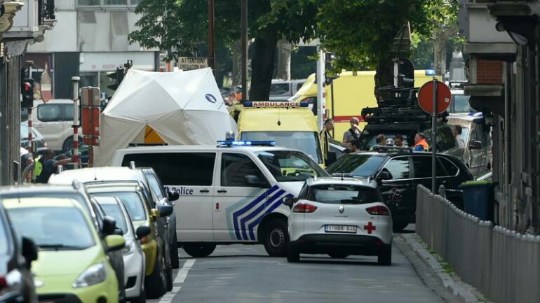مقتل شرطيين ورجل مدني في اطلاق نار في لييج ببلجيكا والشرطة تردي مطلق النار